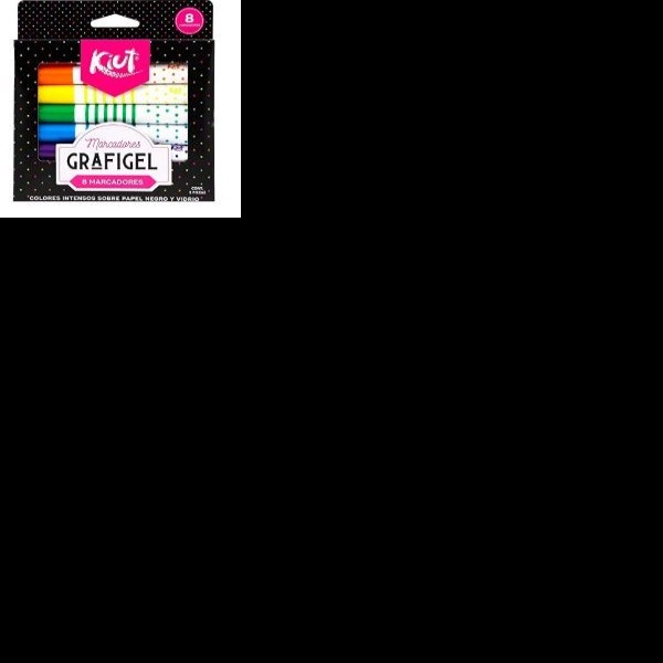 MARCADOR GRAFIGEL KIUT 552007 BLISTER C 8 PZAS